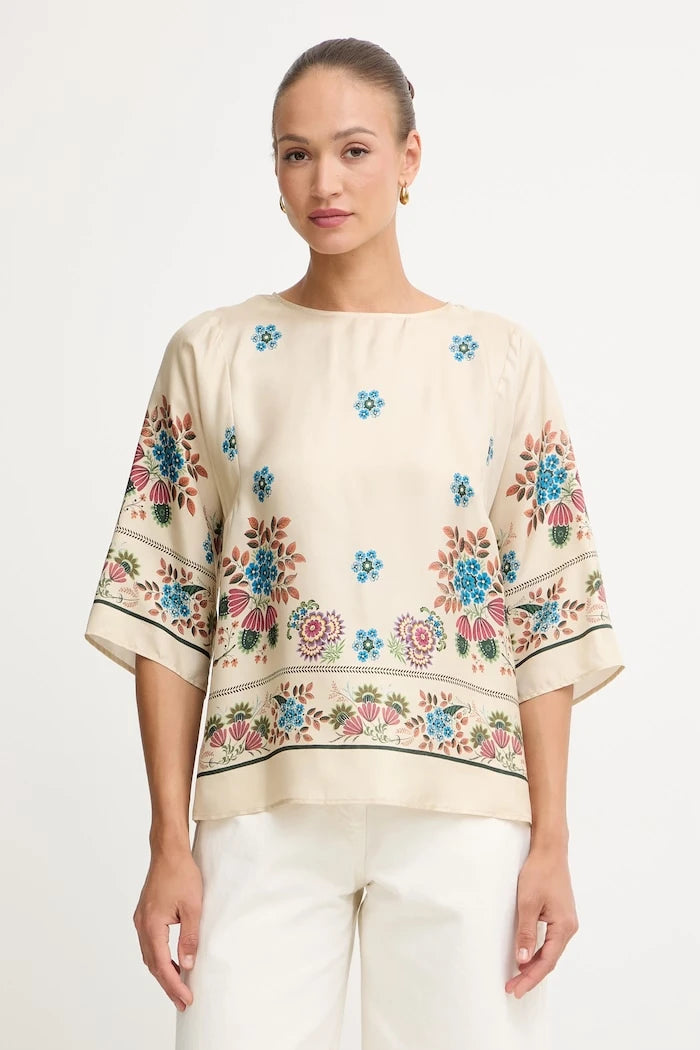 Weekend Max Mara блуза дамска от коприна SAMBA