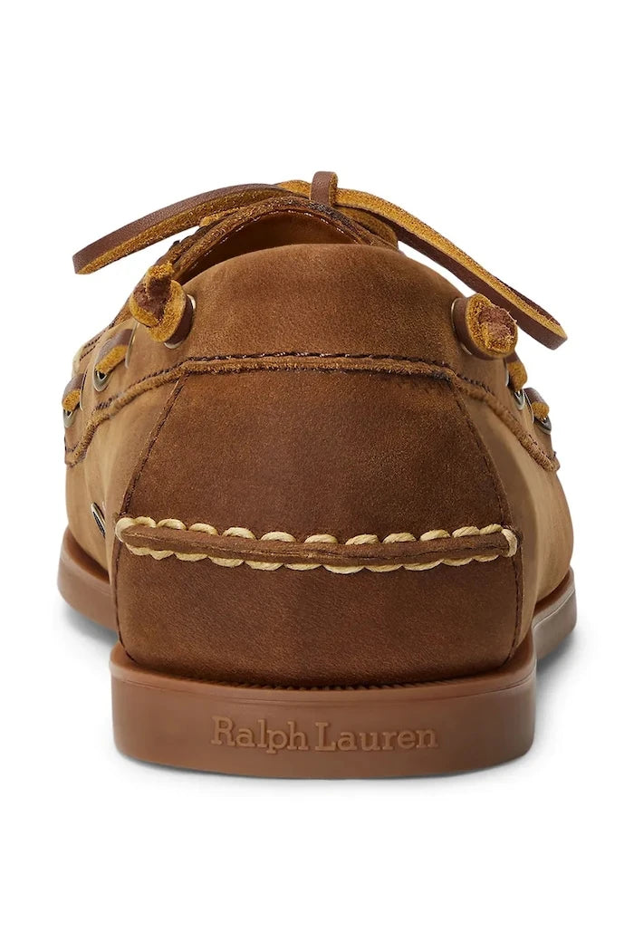 Мокасини от набук Polo Ralph Lauren Merton Boat