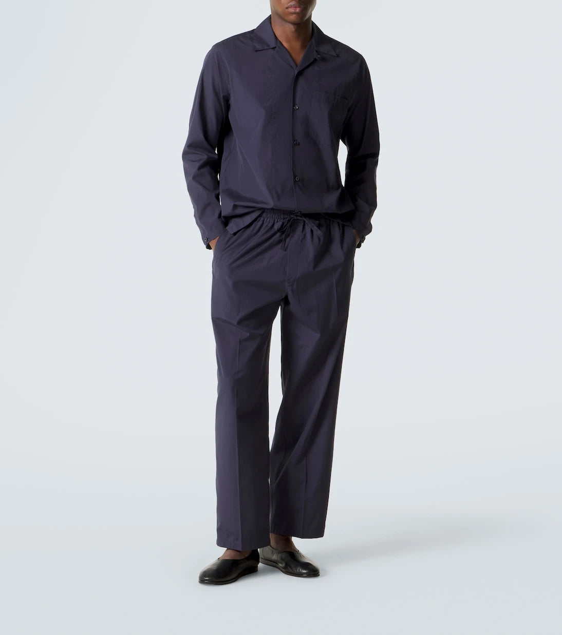 Umit Benan - Julian cotton and silk straight pants