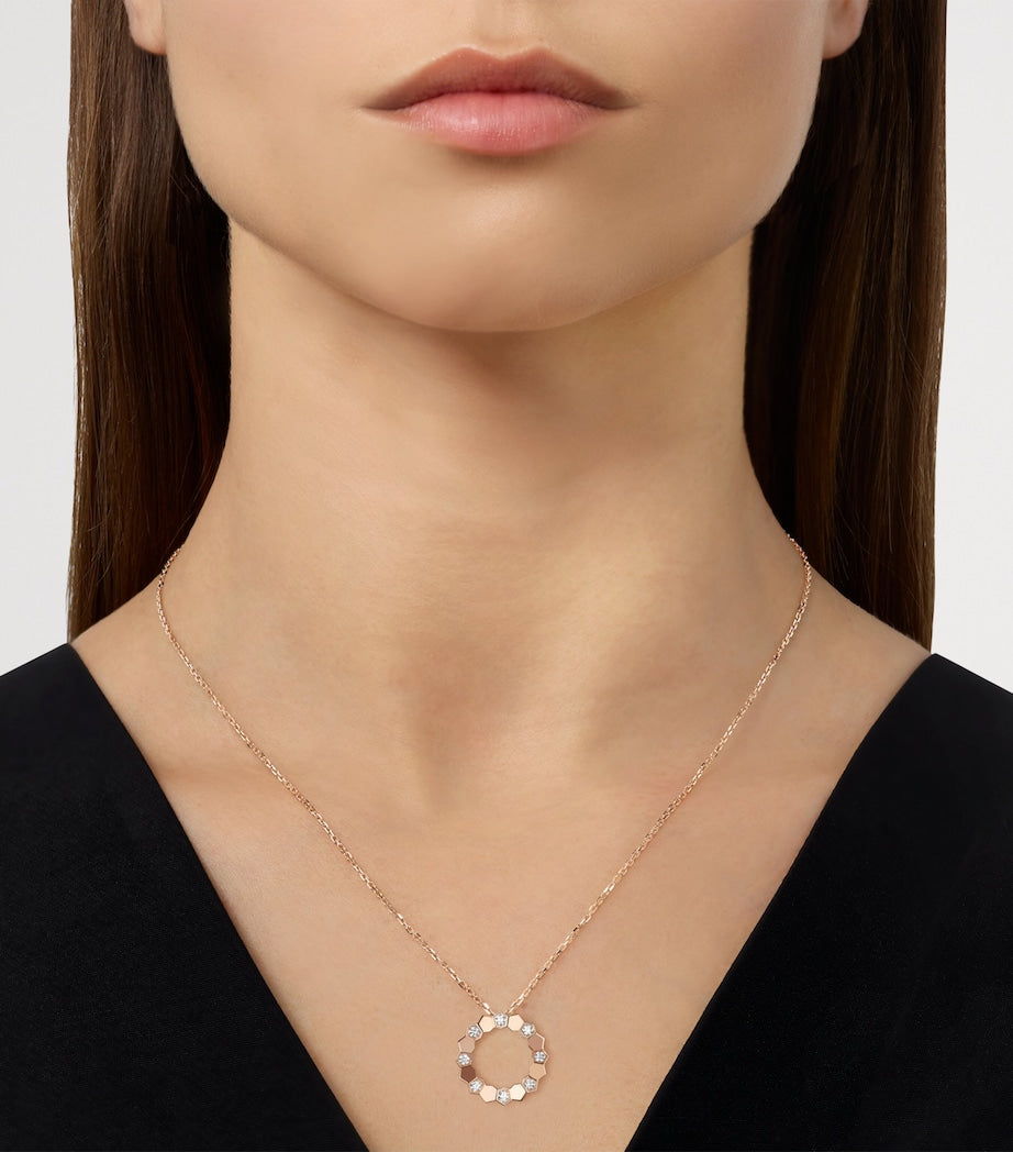 Rose Gold Bee de Chaumet Pendant Necklace