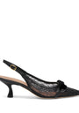 Malone Souliers Glittered Jama Slingback Heels 45