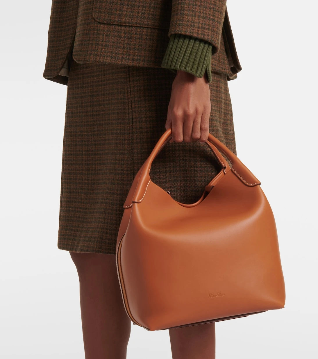 Loro Piana - Bale leather shoulder bag