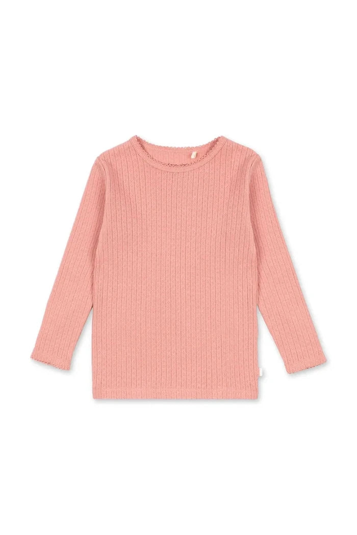 Konges Sløjd MINNIE BLOUSE GOTS Uzun Kollu Çocuk Bluz