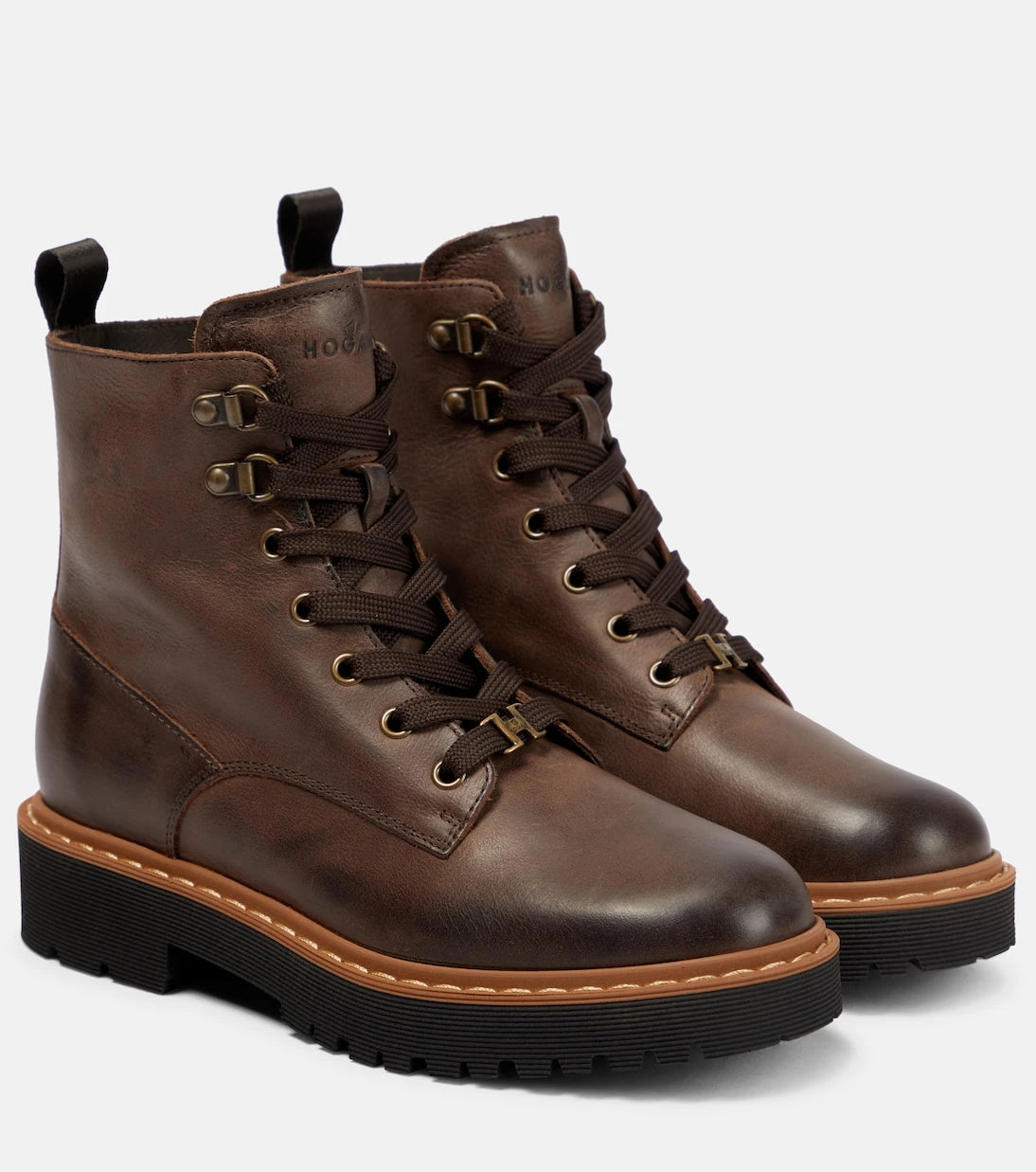 Hogan - Leather ankle boots