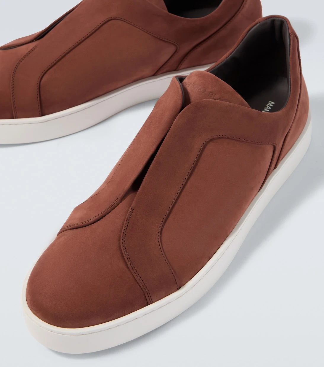 Manolo Blahnik - Agilio suede sneakers