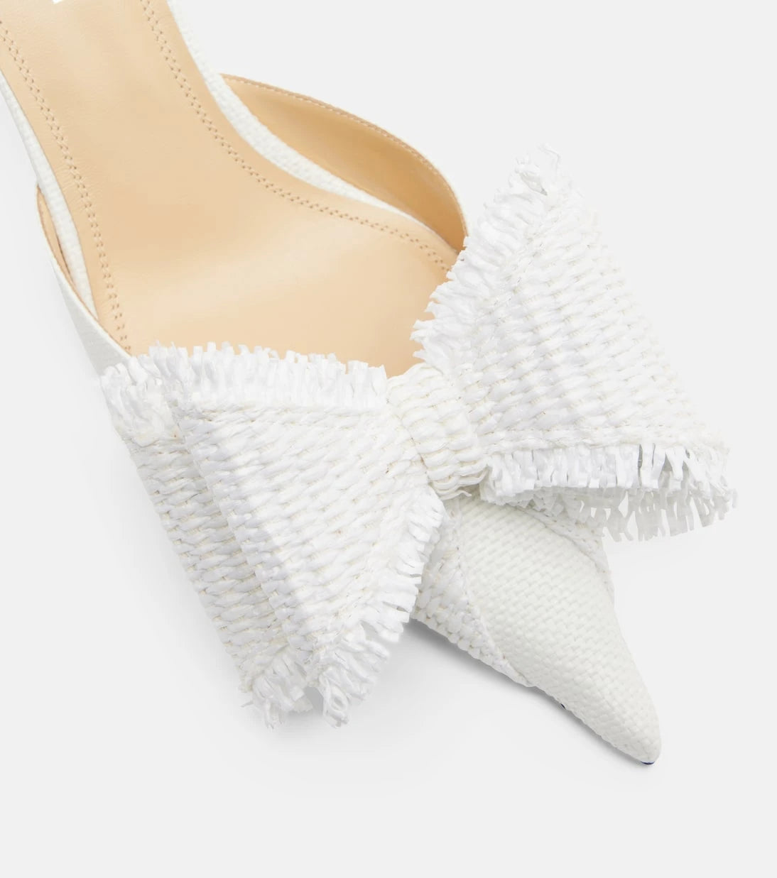 Mach & Mach - Le Cadeau raffia slingback pumps