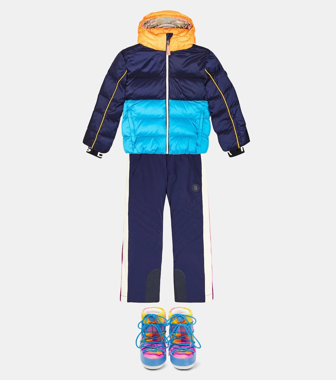 Bogner Kids - Fritz colorblocked down ski jacket