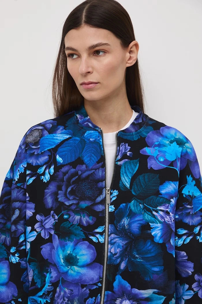 Medicine fermuarlı kadın pamuklu sweatshirt
