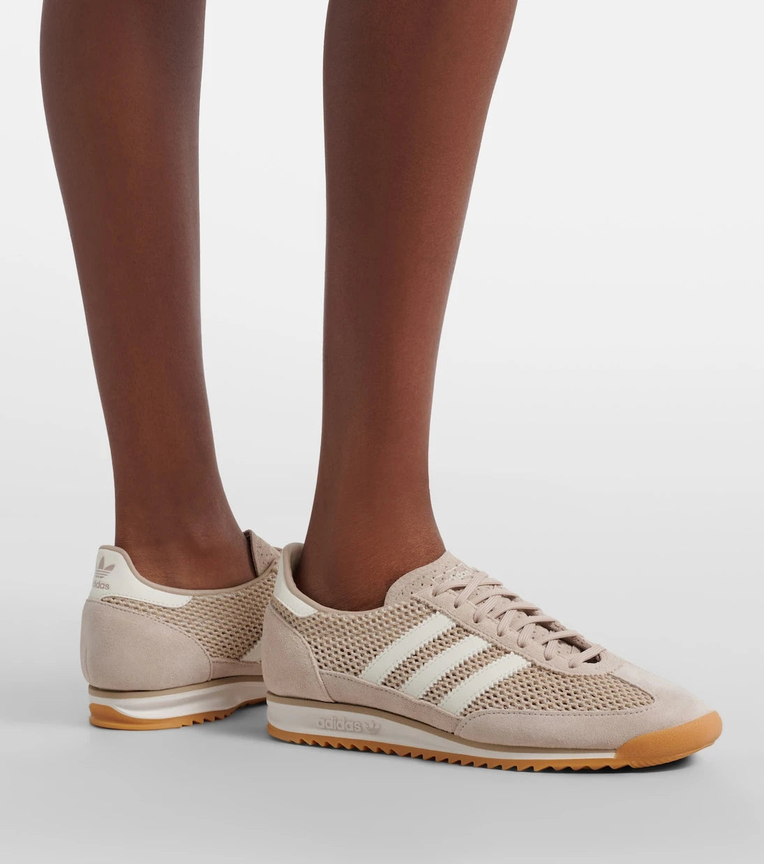Adidas - SL 72 OG suede-trimmed sneakers