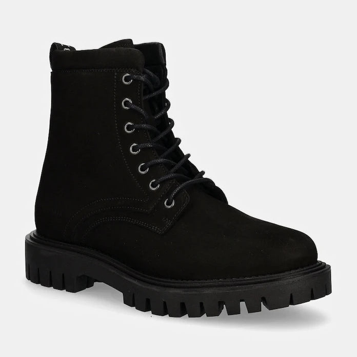 Кожени обувки Tommy Hilfiger CASUAL HILFIGER CHUNK Z NBK BOOT