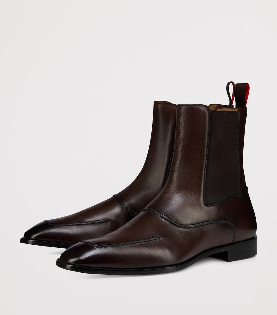 Christian Louboutin Serchelsea Leather Ankle Boots