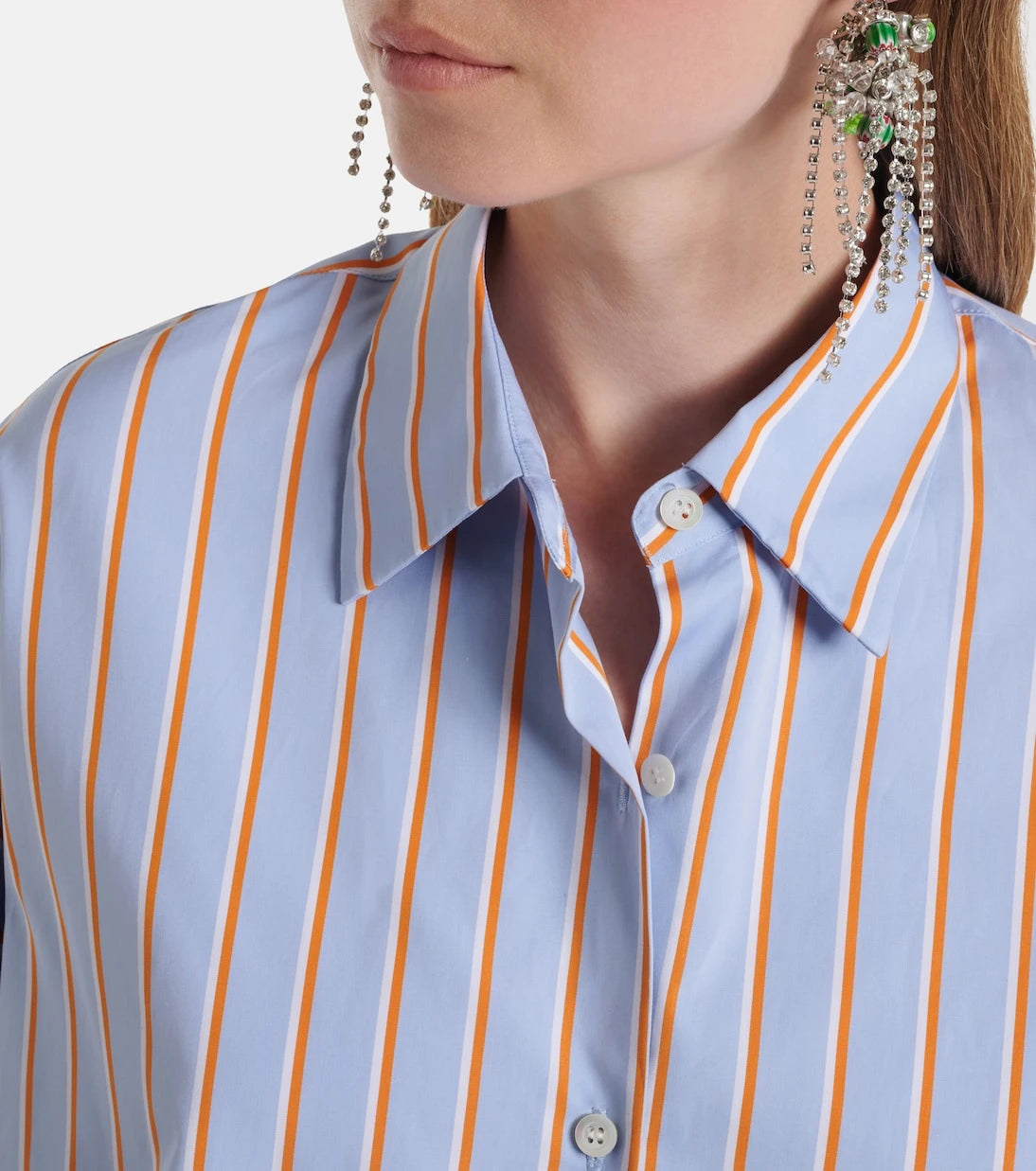 Dries Van Noten - Striped cotton shirt