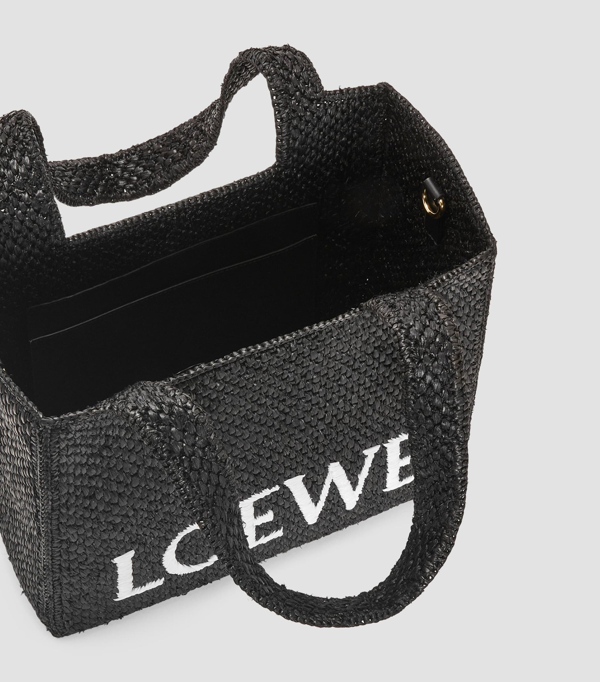 LOEWE Black x Paula's Ibiza Medium Font Tote Bag