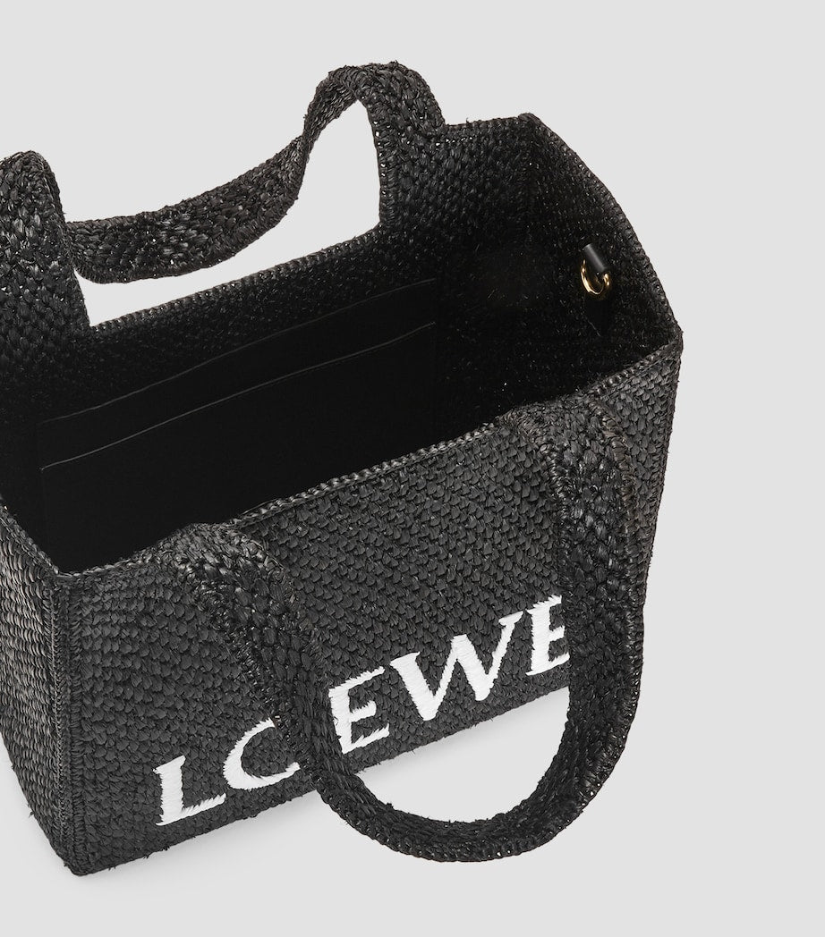 LOEWE Black x Paula's Ibiza Medium Font Tote Bag