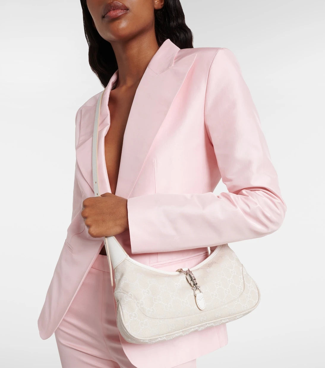Gucci - Jackie Slim Medium GG canvas shoulder bag