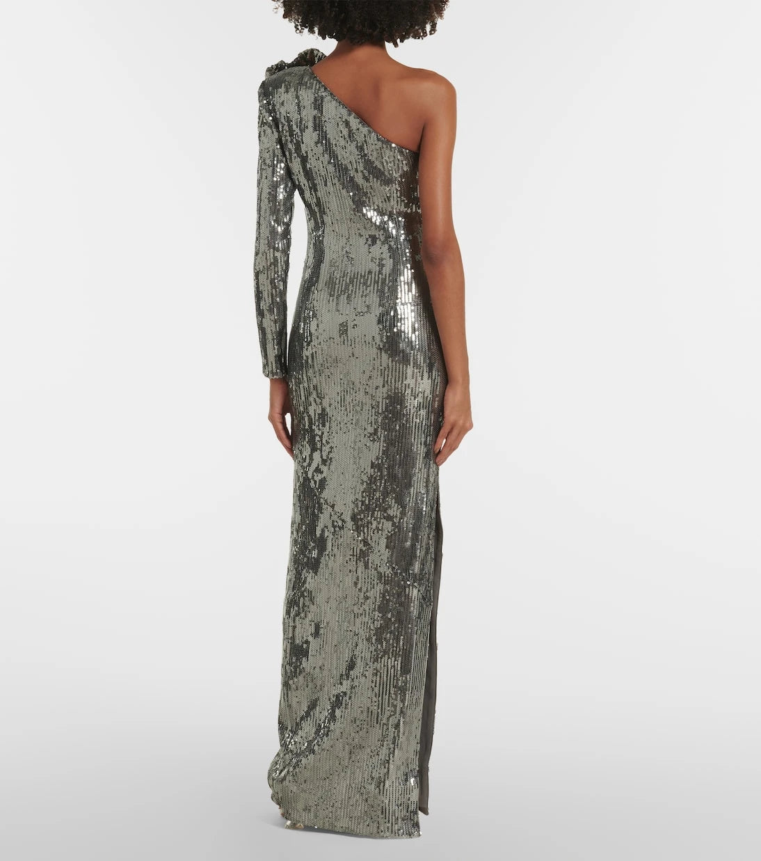 Roland Mouret - Floral-appliqué sequined gown