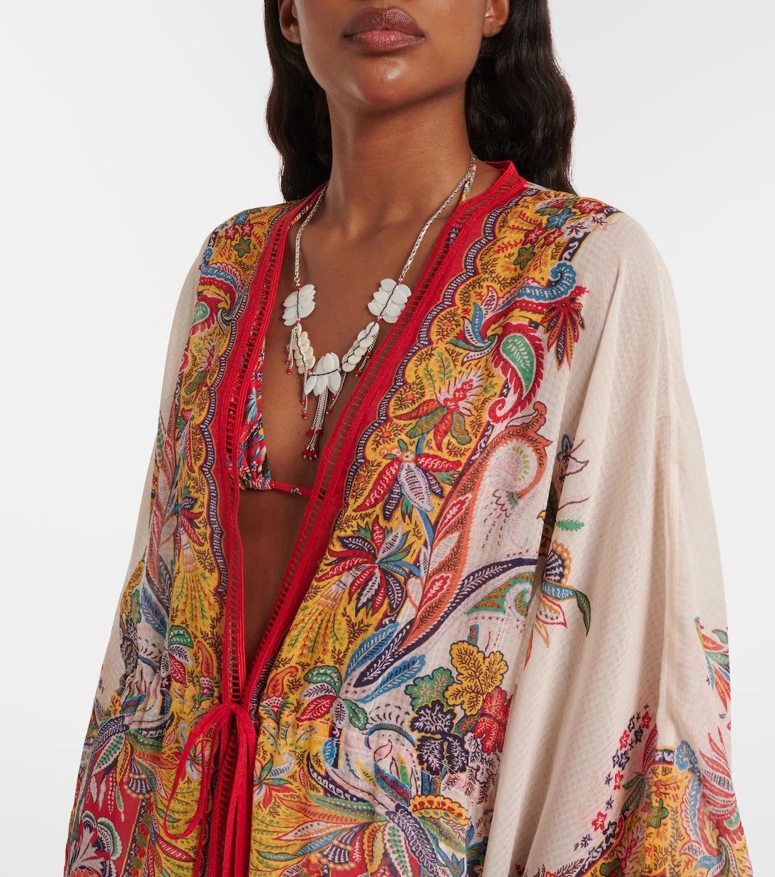 Etro - Paisley fringed kaftan