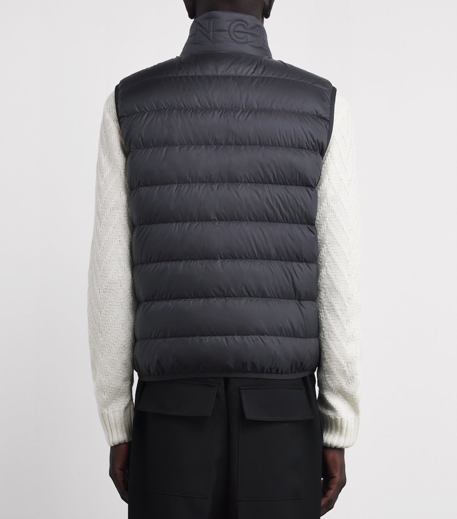 Moncler Black Down Rocoque Gilet