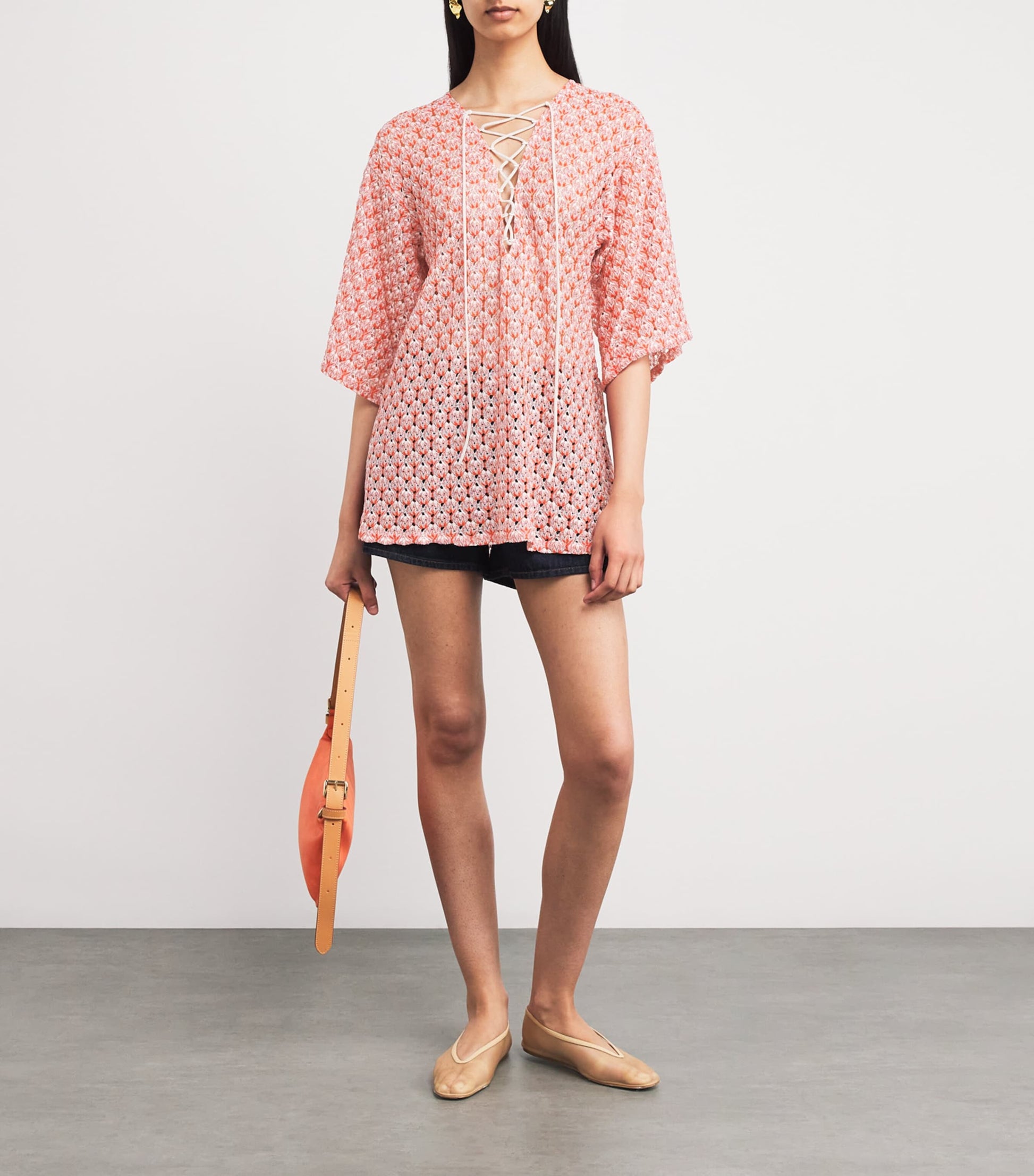 Missoni Metallic-Crochet Mini Dress