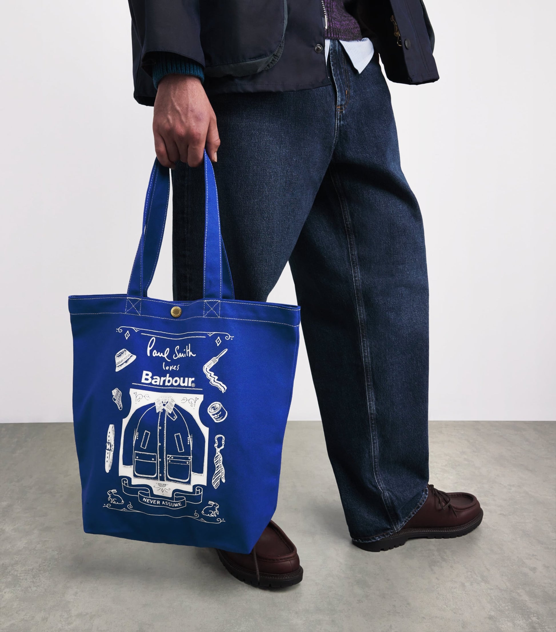 Barbour x Paul Smith Cotton Best in Show Tote Bag