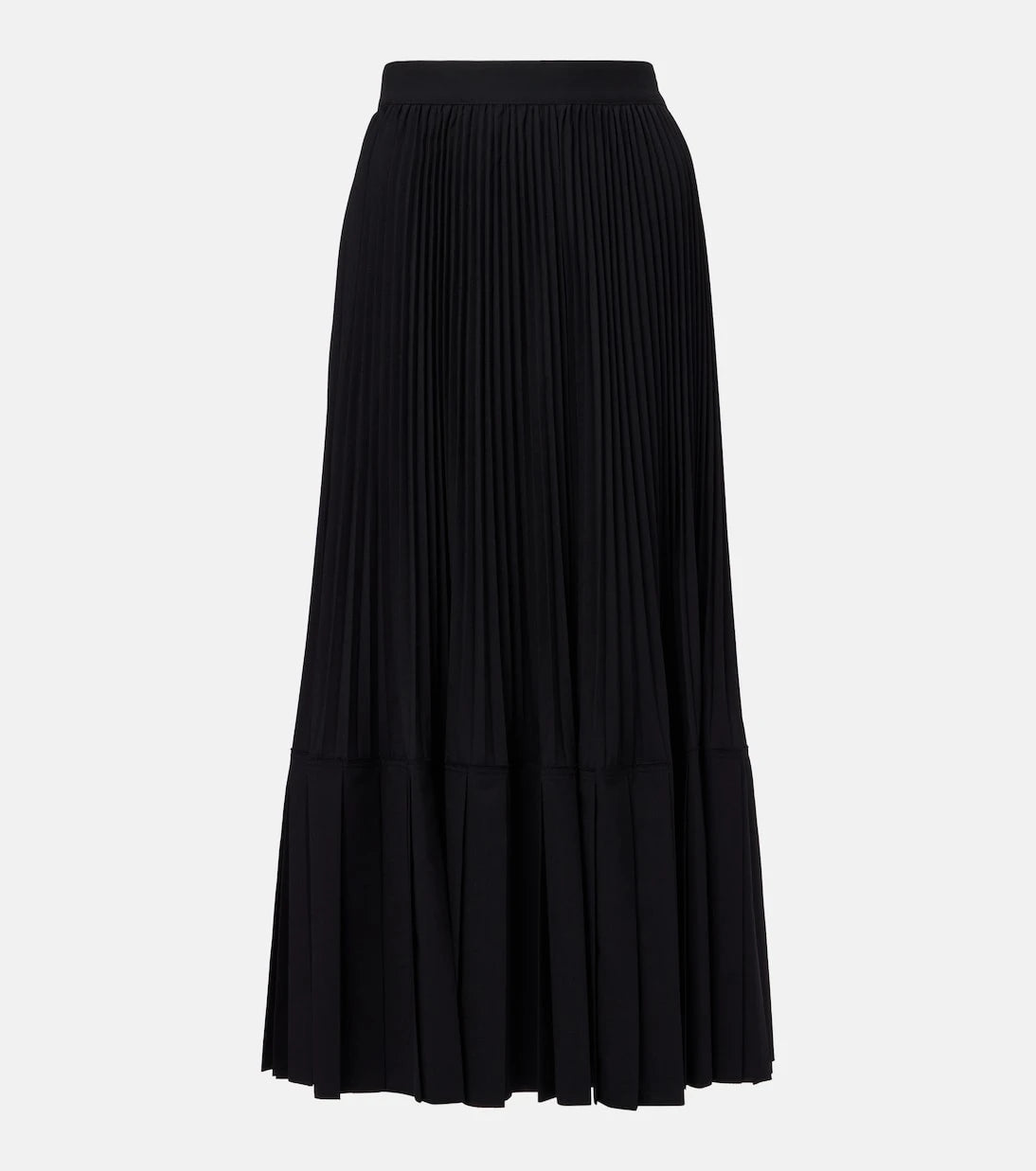 Junya Watanabe - Plissé wool-blend maxi skirt