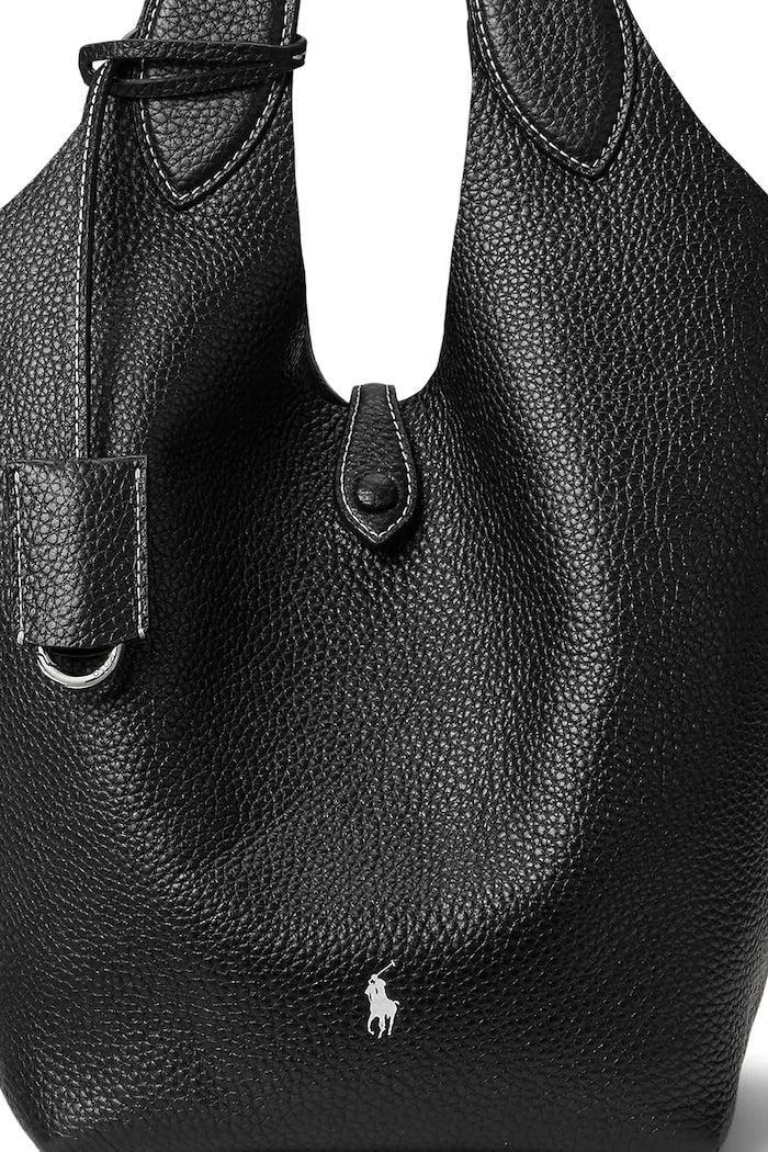 Кожена чанта Polo Ralph Lauren Tote