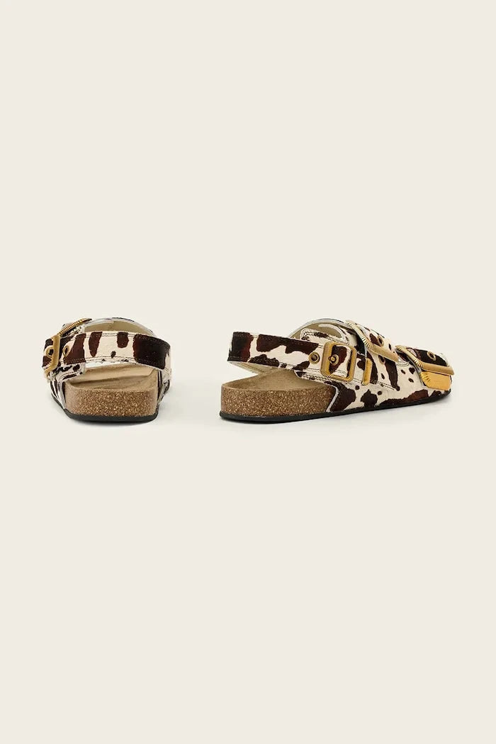 AllSaints Staffa Sandal Kadın Deri Düz Taban Sandalet