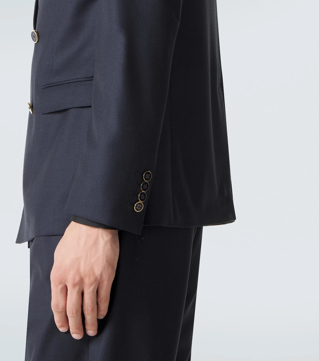 Dolce&Gabbana - Double-breasted virgin wool blazer
