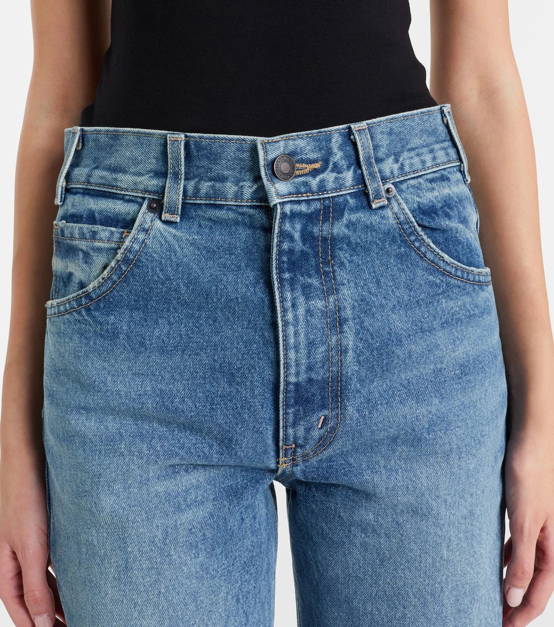 Nili Lotan - Joan mid-rise straight jeans