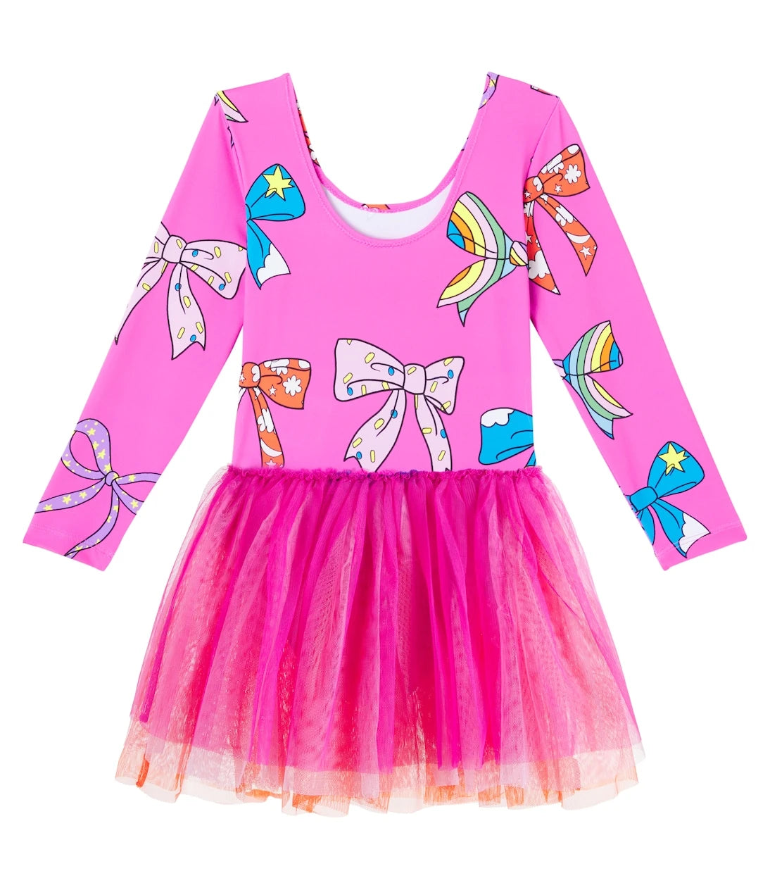 Stella McCartney Kids - Printed tulle dress