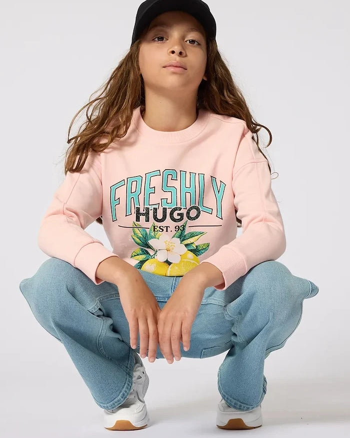 Çocuk HUGO sweatshirt