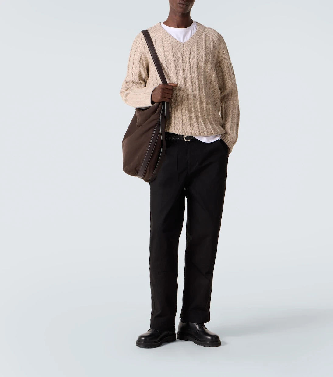 Studio Nicholson - Airport leather-trimmed tote bag