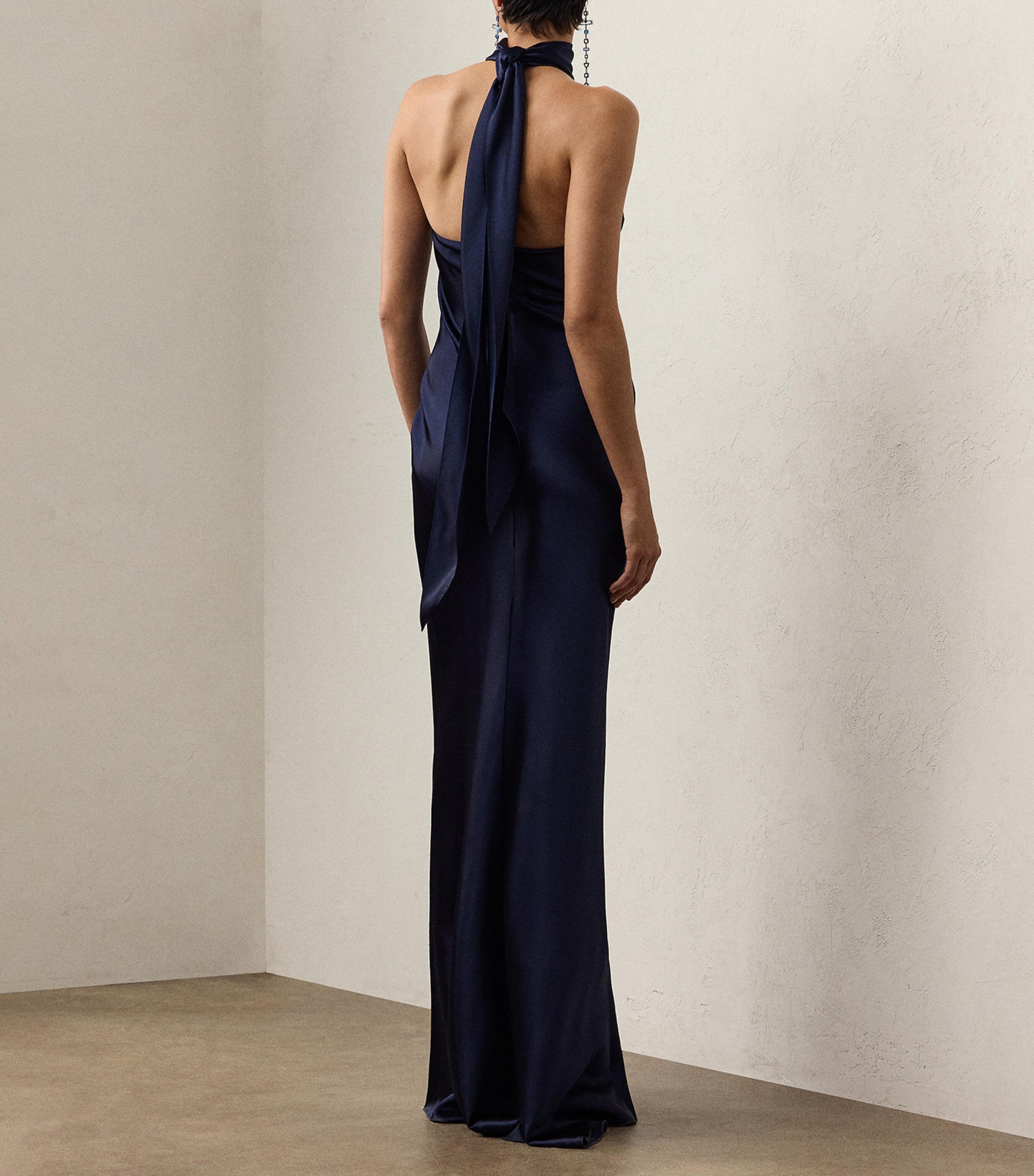 Navy Chilton Maxi Dress