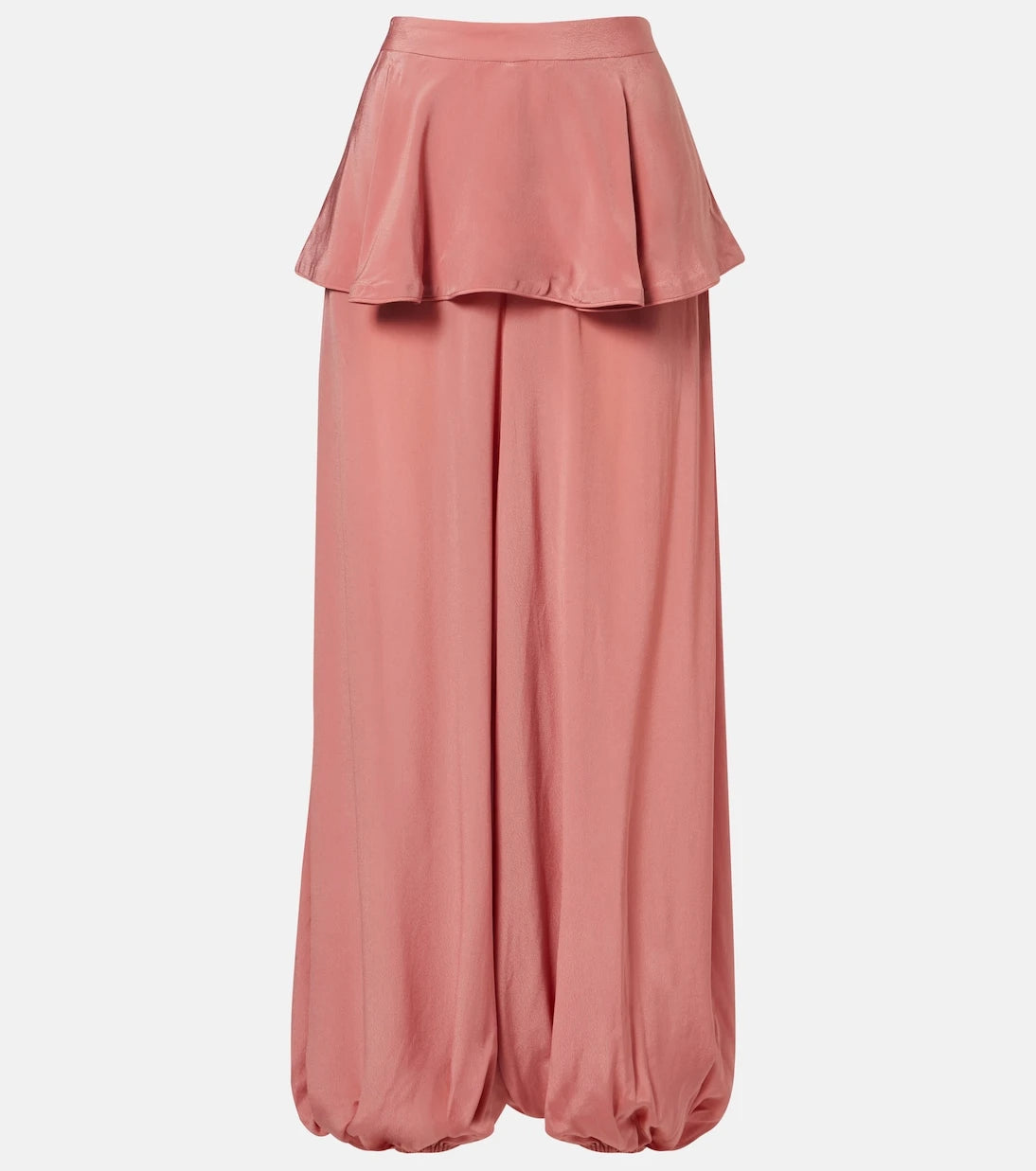 Adriana Degreas - Solid Peplum balloon pants