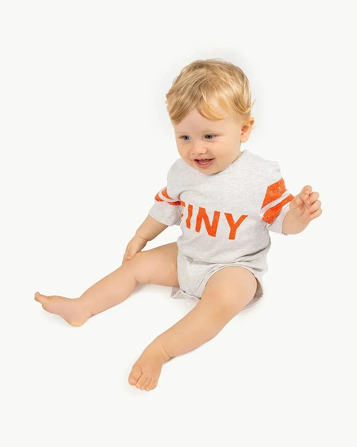 Tinycottons STRIPES LOGO BODY Pamuk Bebek Badi