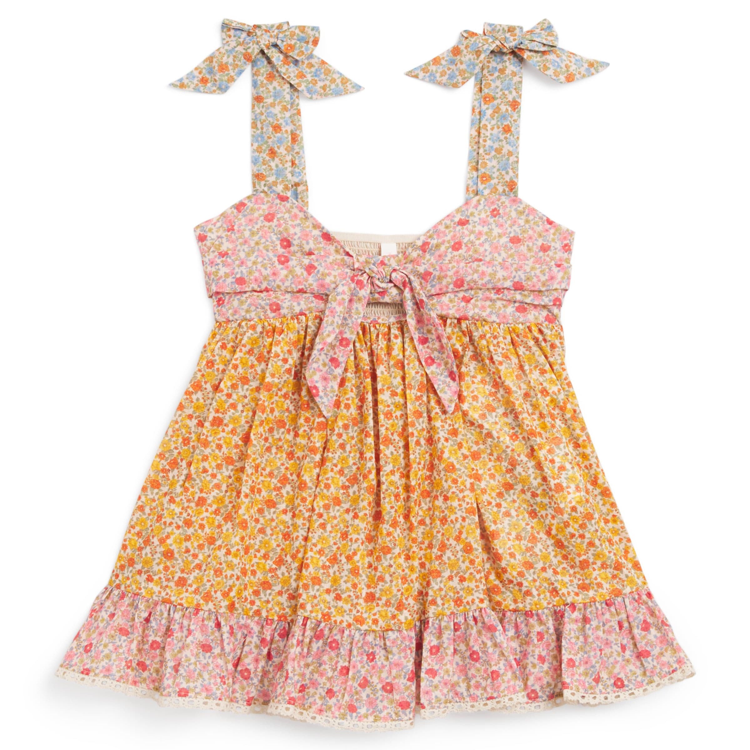 Zimmermann Kids Cotton Lucky Frill Tie Top (2-12 Years)