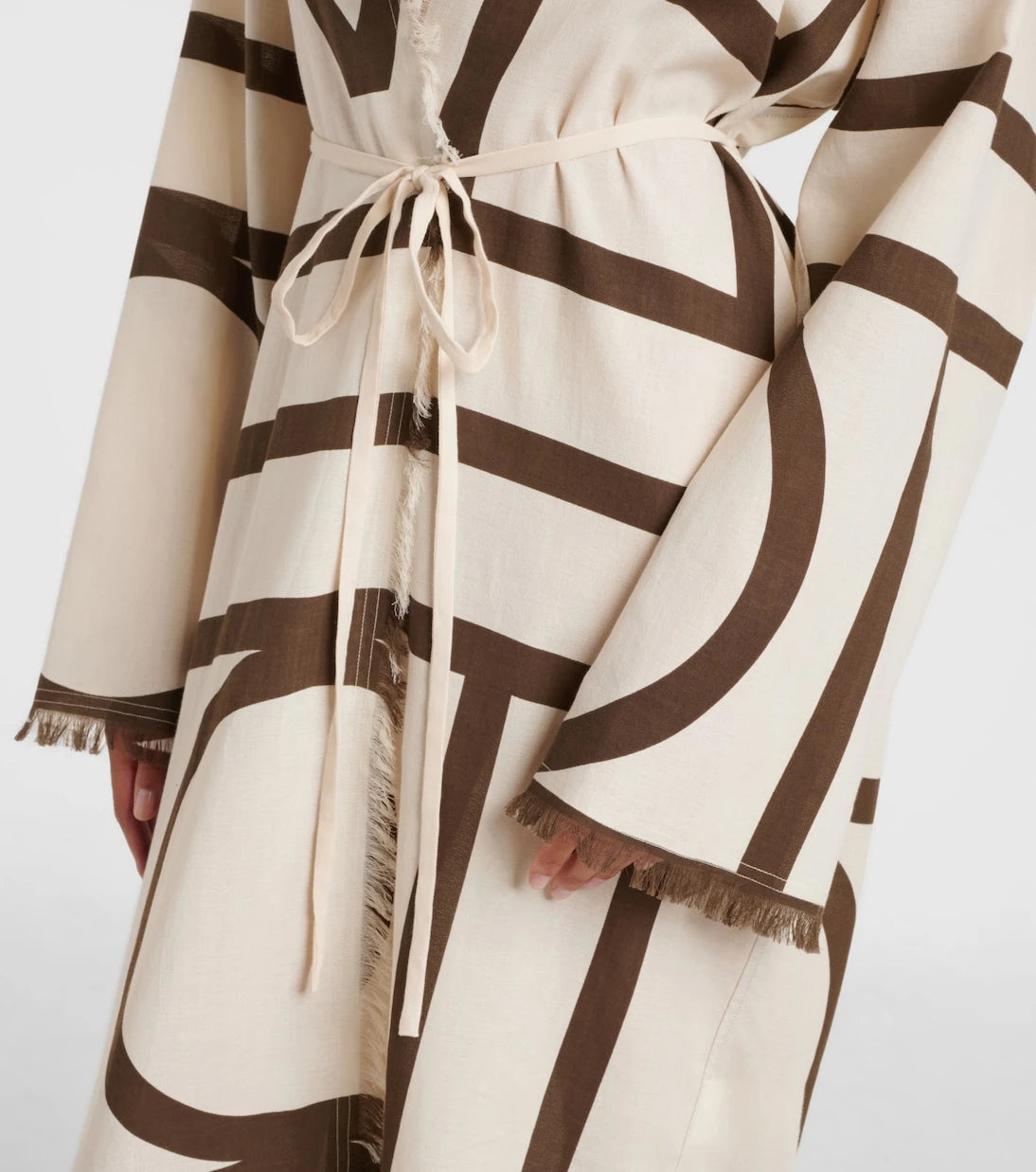 Toteme - Monogram cotton beach cover-up