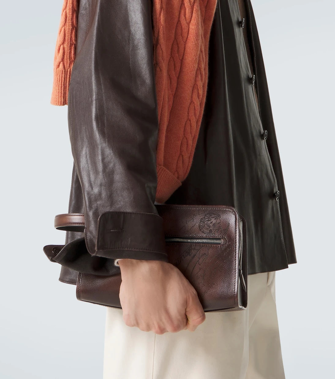 Berluti - Morning Scritto leather toiletry bag