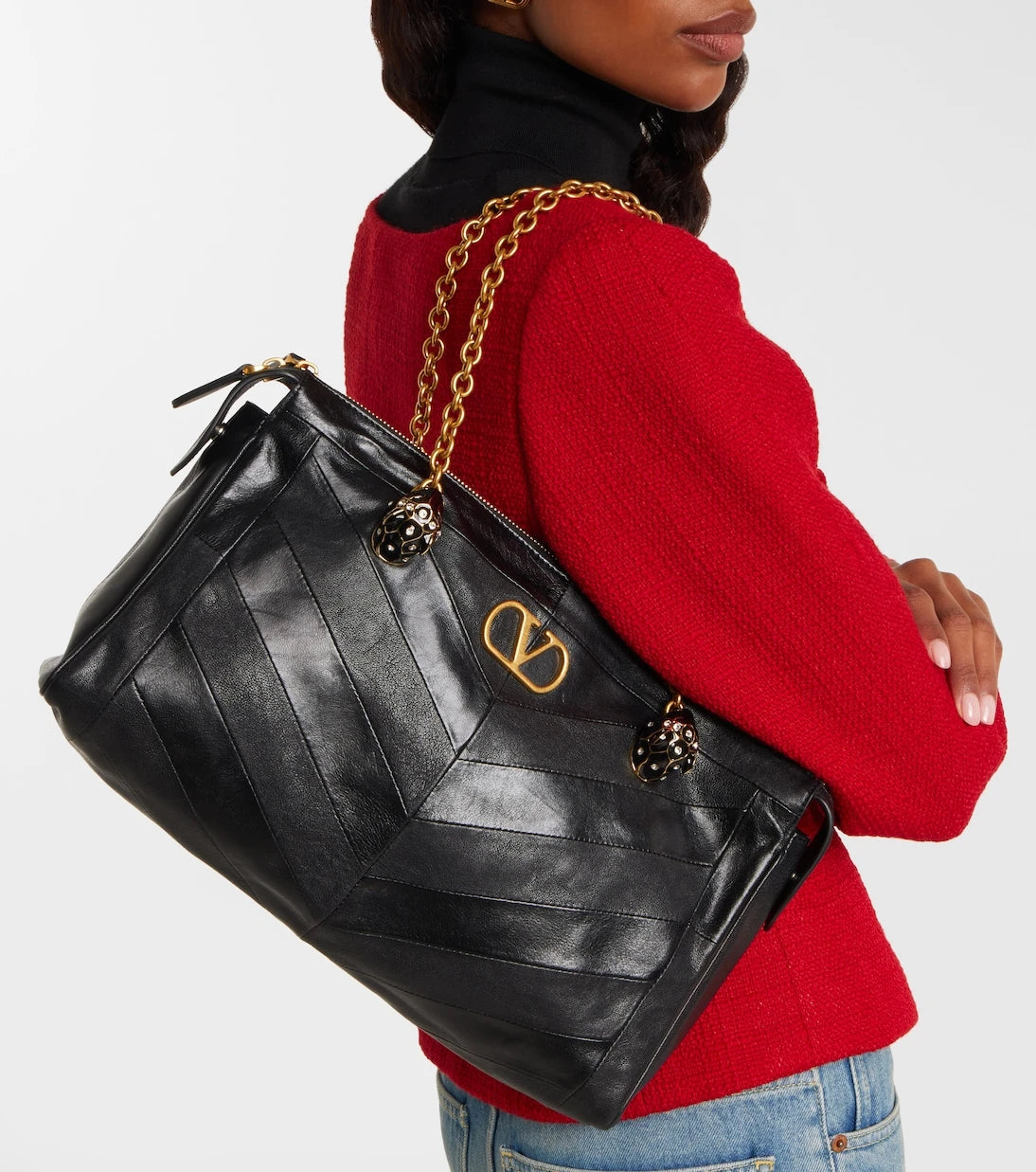 Valentino Garavani - Panthea Medium quilted leather tote bag
