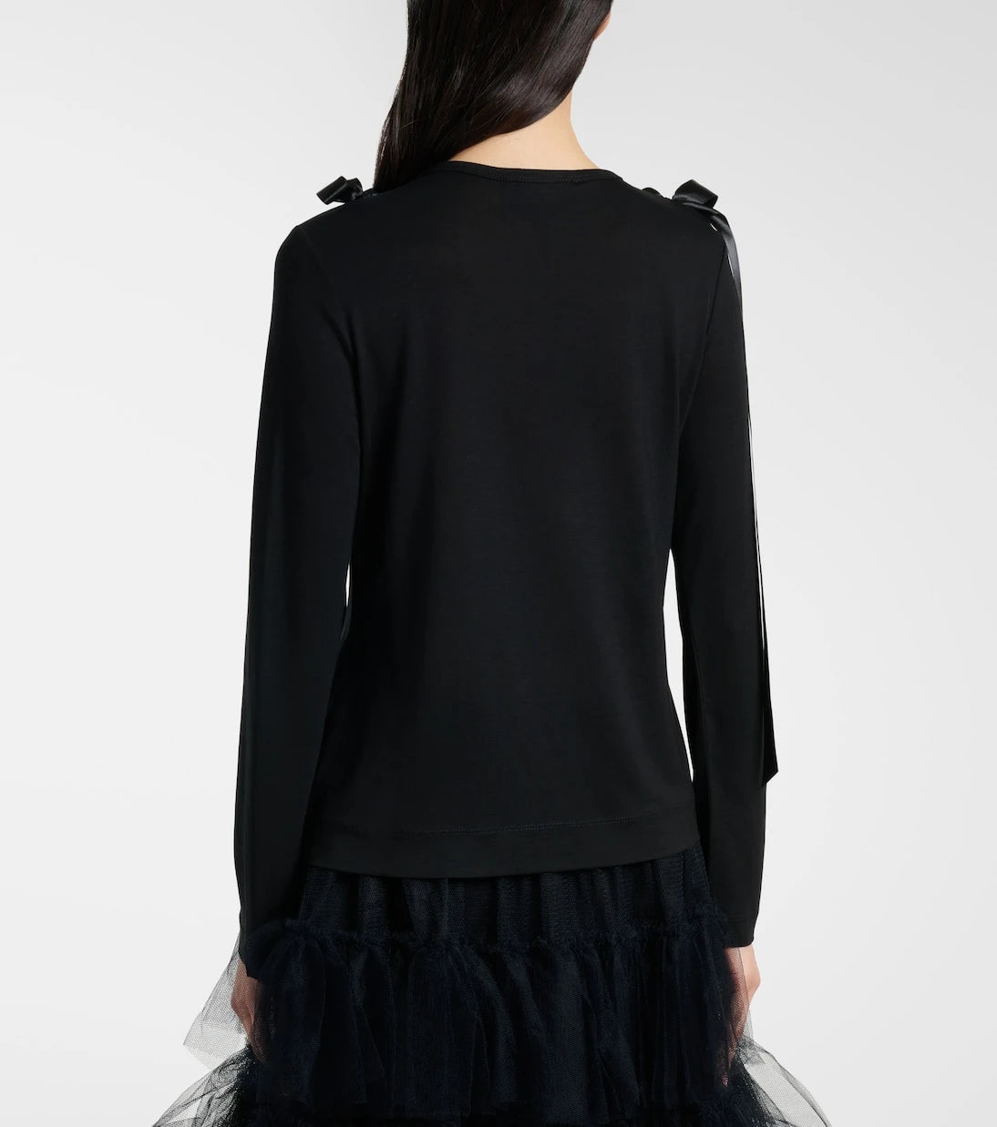 Simone Rocha - Bow-detail jersey top