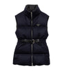 Prada Blue Wool Loden Down Gilet