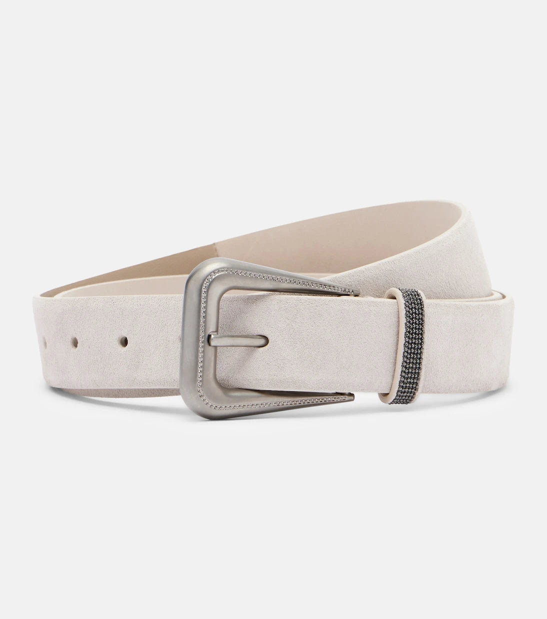 Brunello Cucinelli - Monili suede belt