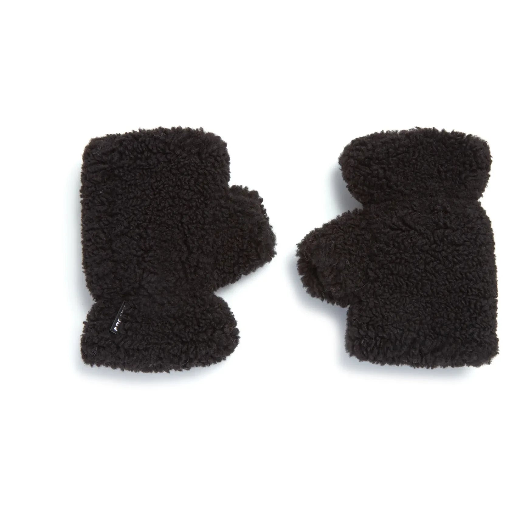 Apparis - Ariel Teddy mittens | Black