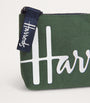 Green Cotton Logo Coin Purse