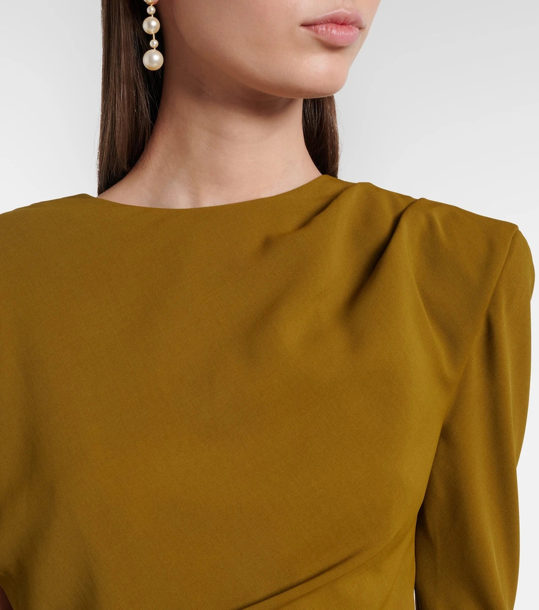 Rachel Gilbert - Dion caped draped gown