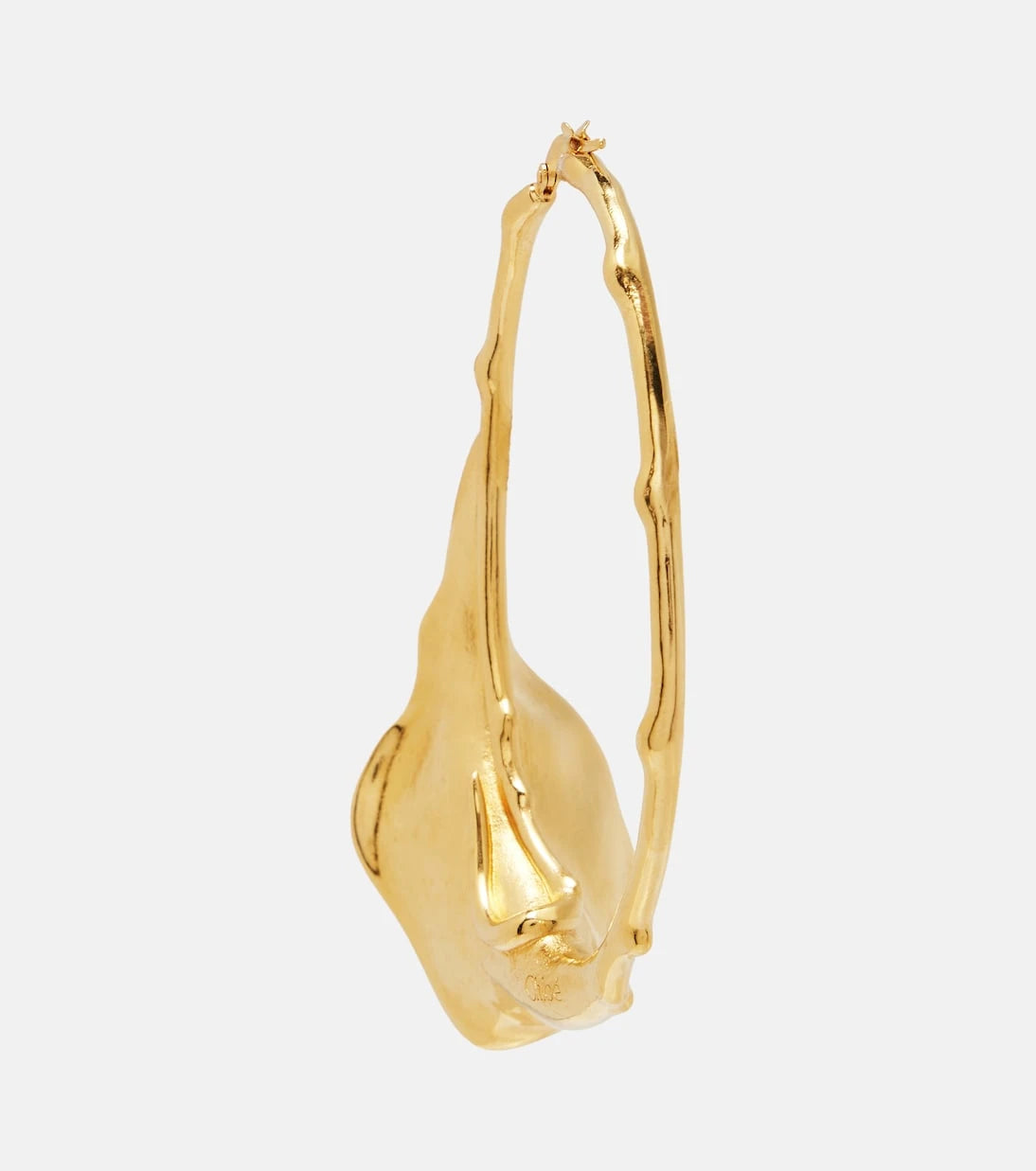 Chloé - Embellished hoop earrings