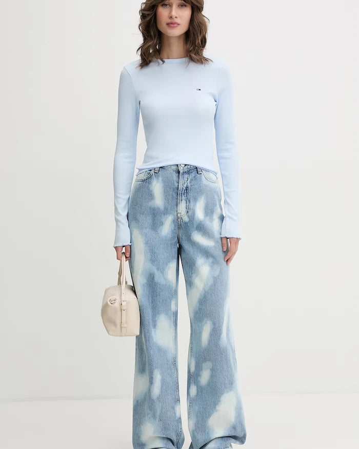 Tommy Jeans wide leg kadın kot pantolon