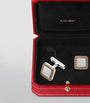 Sterling Silver Santos de Cartier Cufflinks