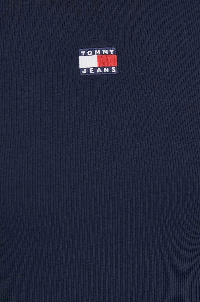 Tommy Jeans kadın pamuklu elastan tişört