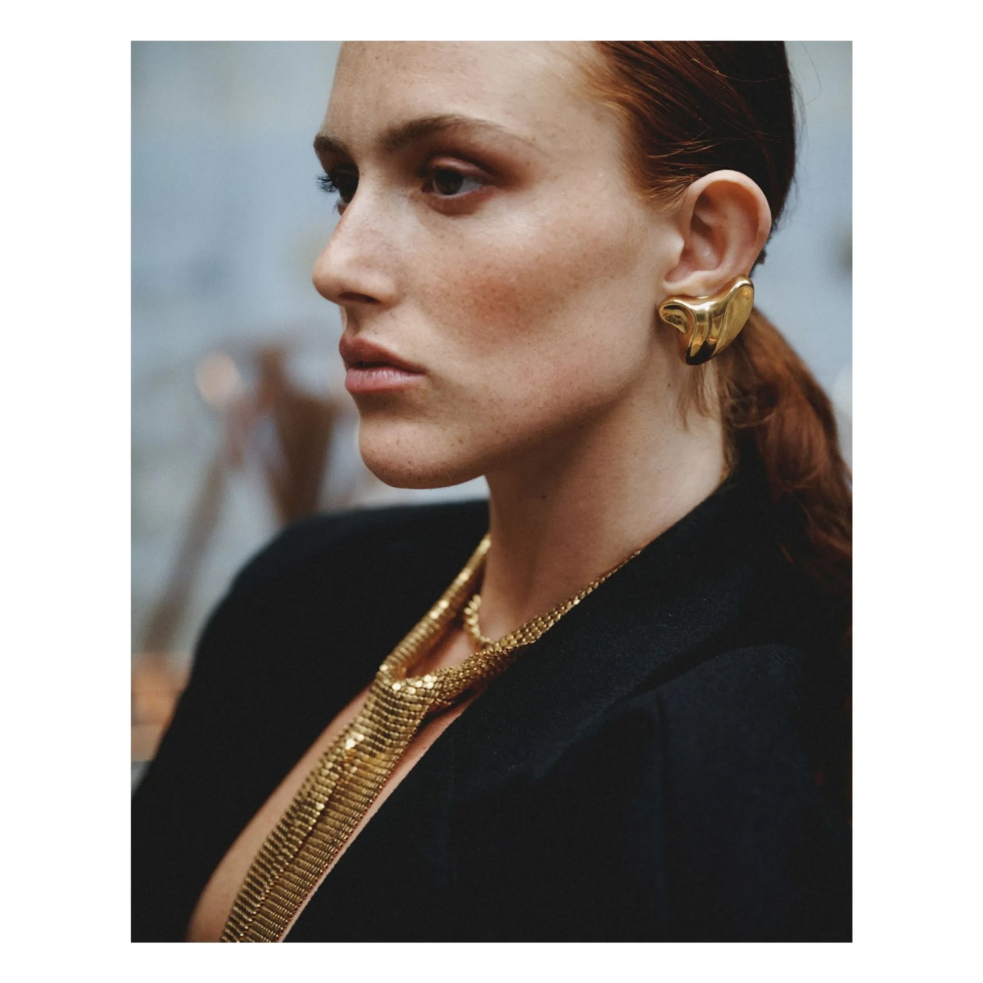 Perrine Taverniti - Drapier Earrings | Gold